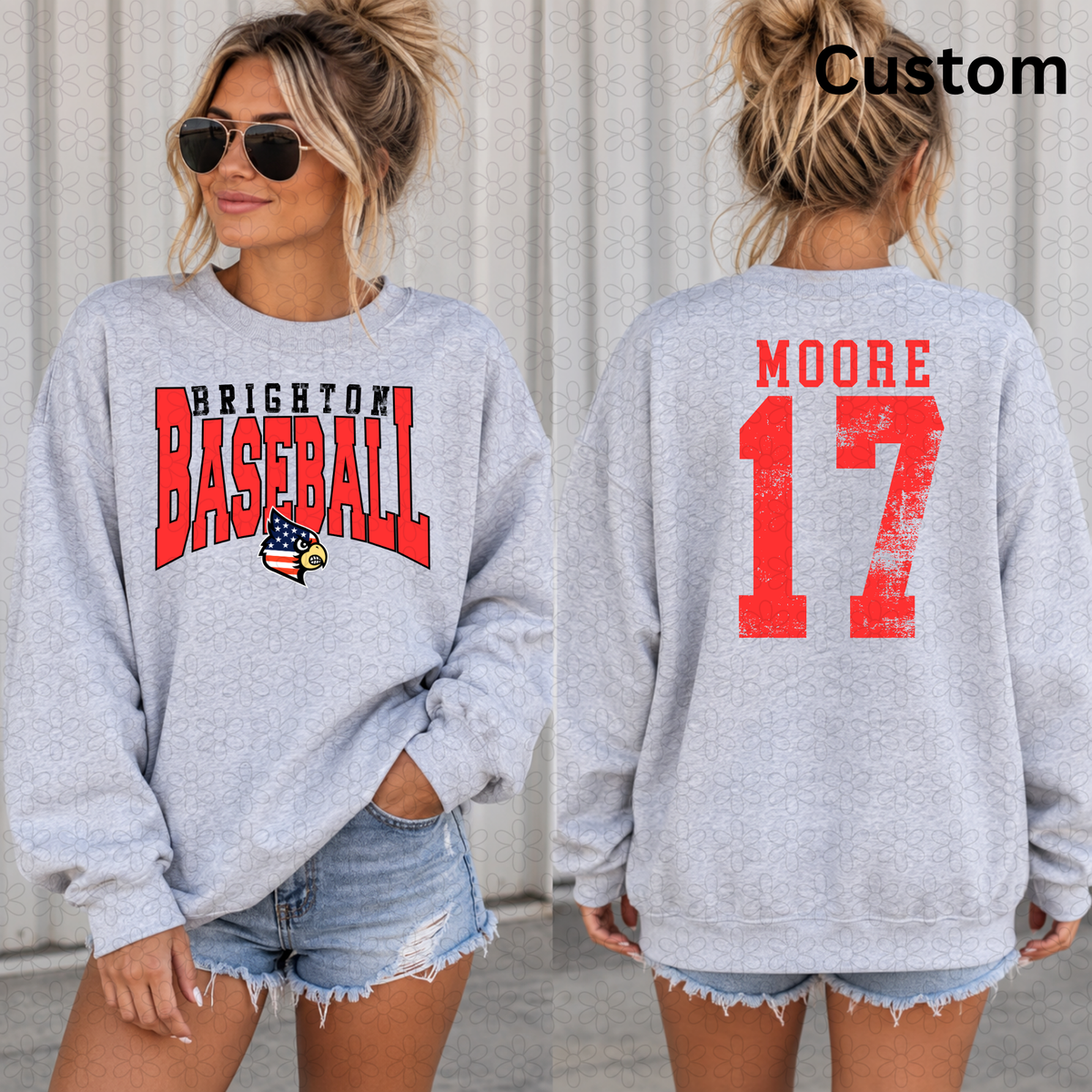 Custom Retro School Mascot-MUST EMAIL LOGO Completed Tee