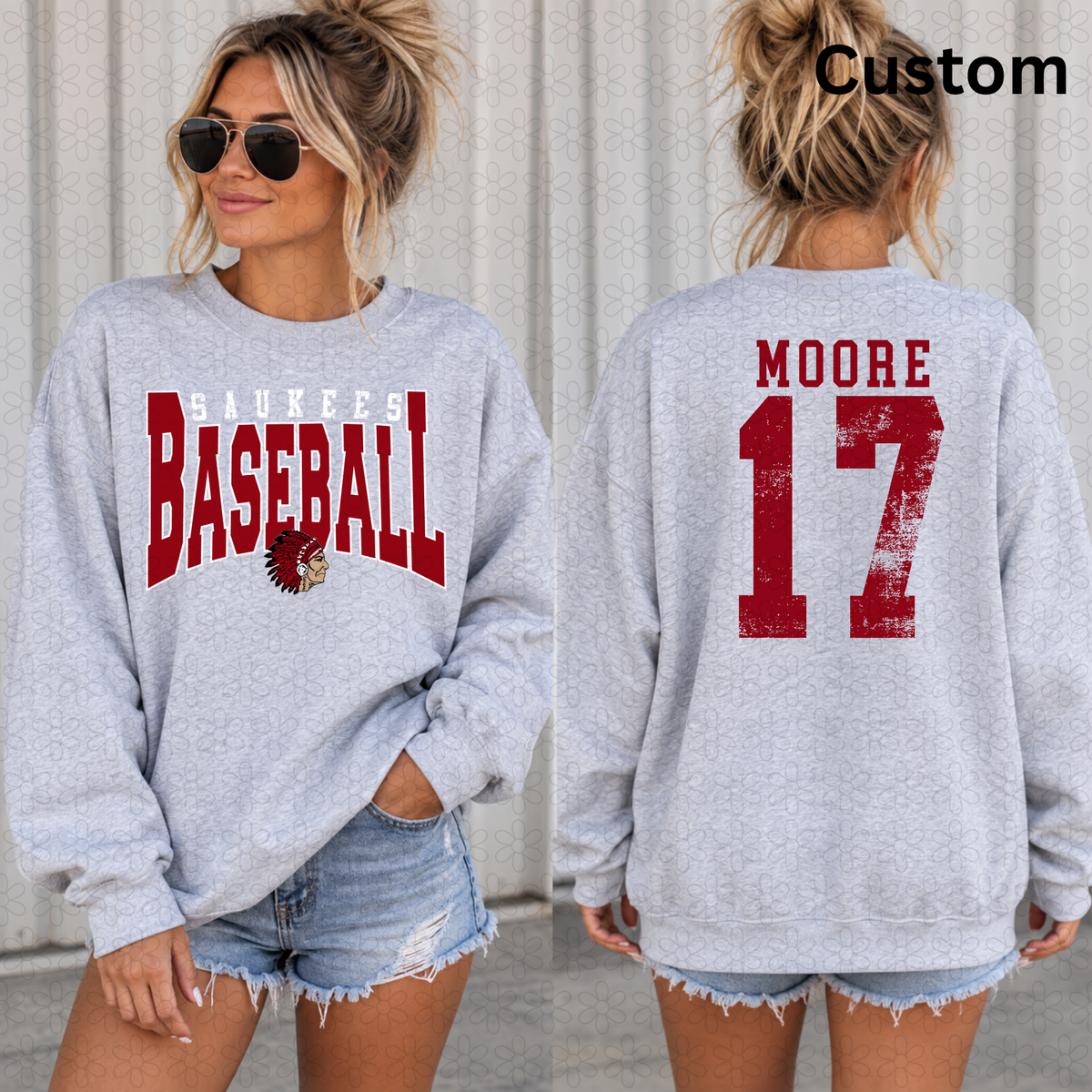 Custom Retro School Mascot-MUST EMAIL LOGO Completed Tee