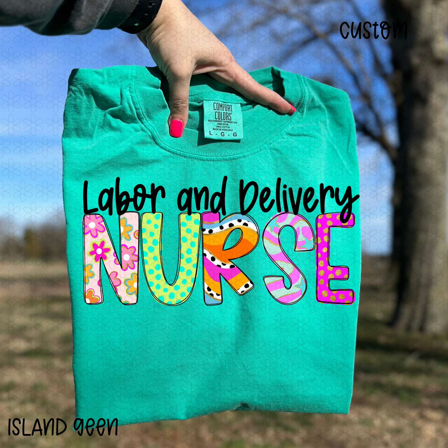 Custom Rowdy Names DTF Transfer