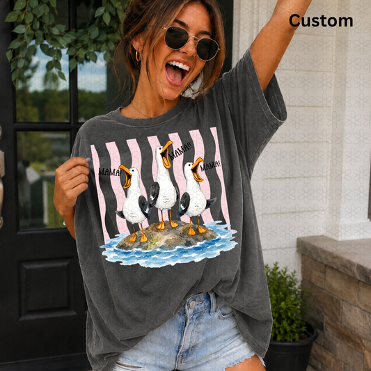 Custom SEAGULL TEACHER Completed Tee