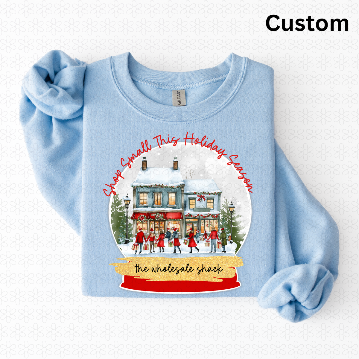 Custom Shop Small Snow Globe Completed Tee