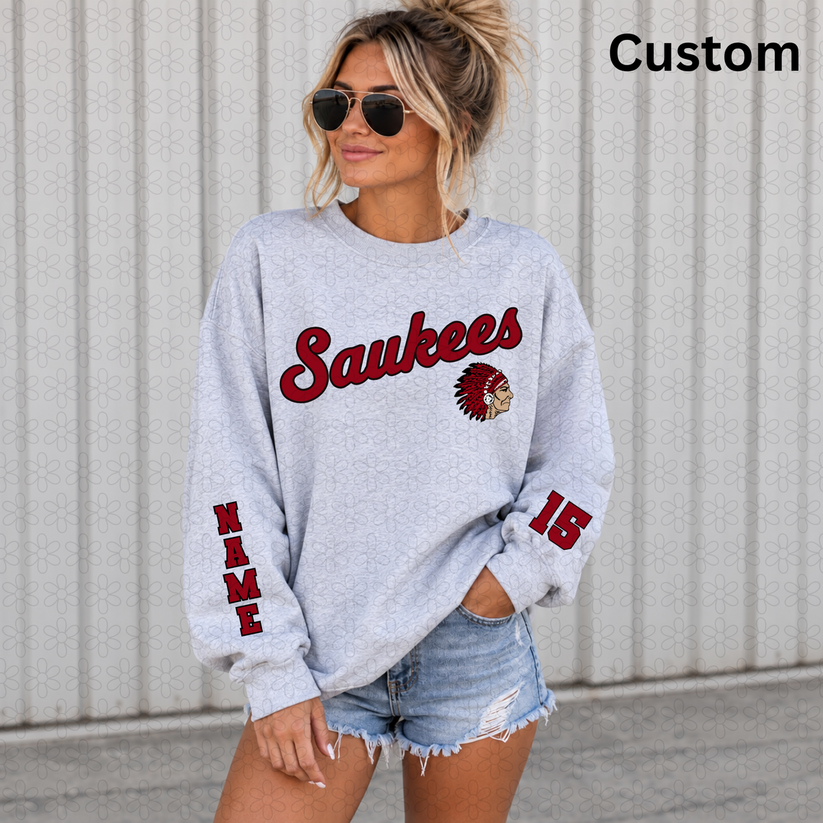 Custom Sports Script Outlined - MUST EMAIL LOGO DTF Transfer