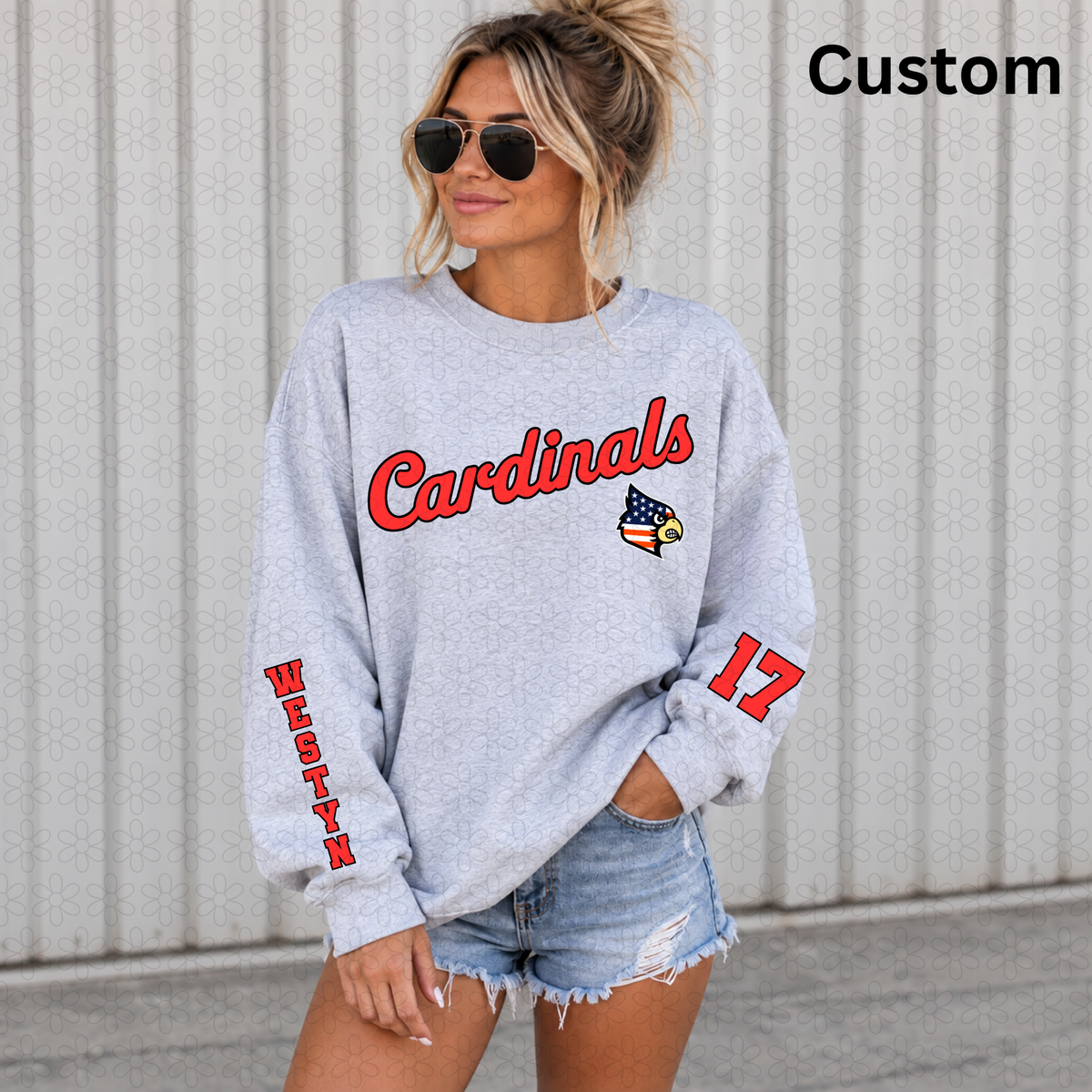 Custom Sports Script Outlined - MUST EMAIL LOGO DTF Transfer