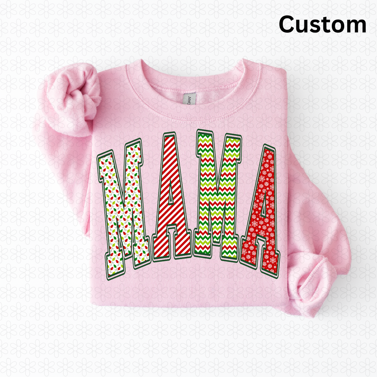 Custom Traditional Christmas Collection Varsity Arch Completed Tee