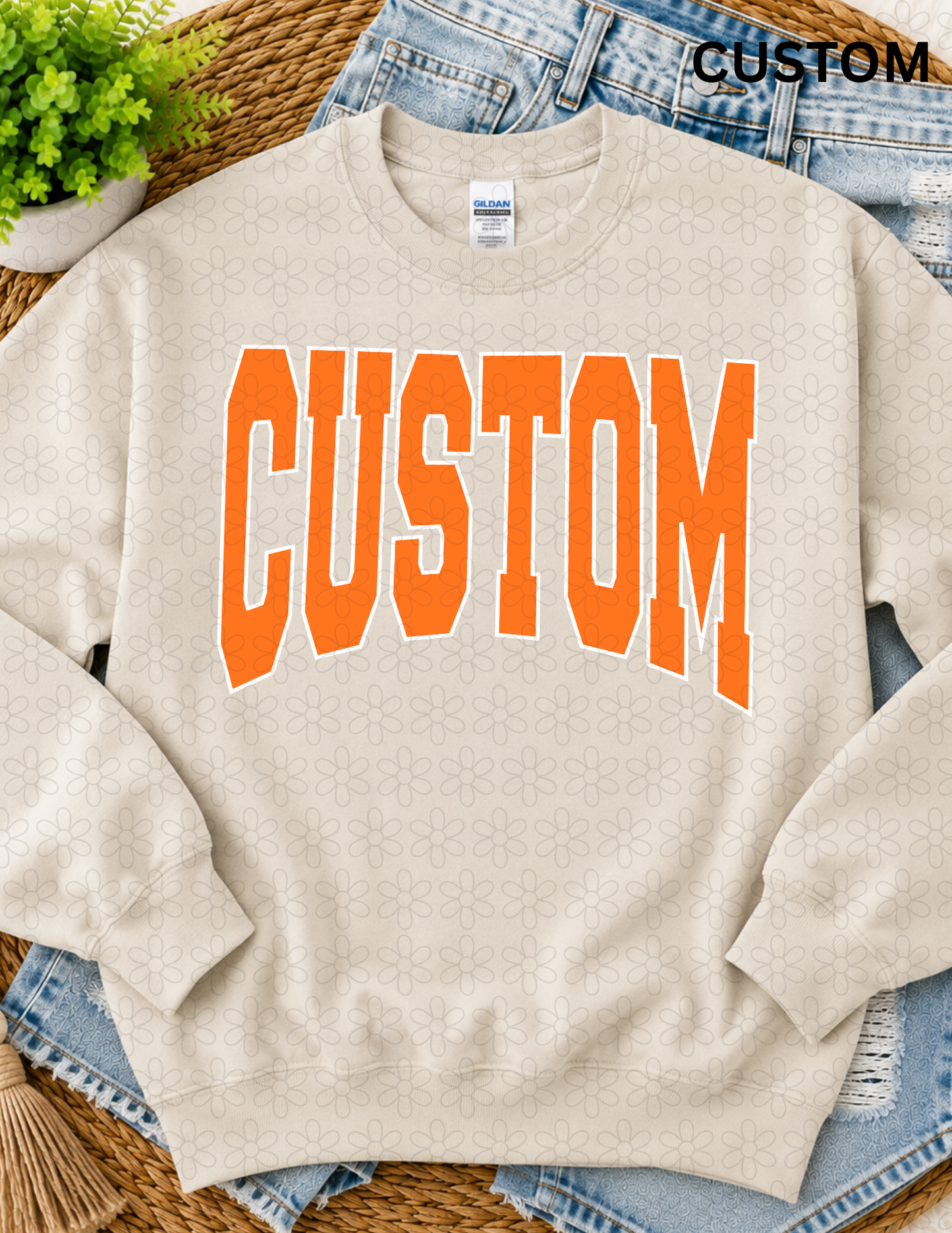 Custom Varsity Mascot DTF Transfer