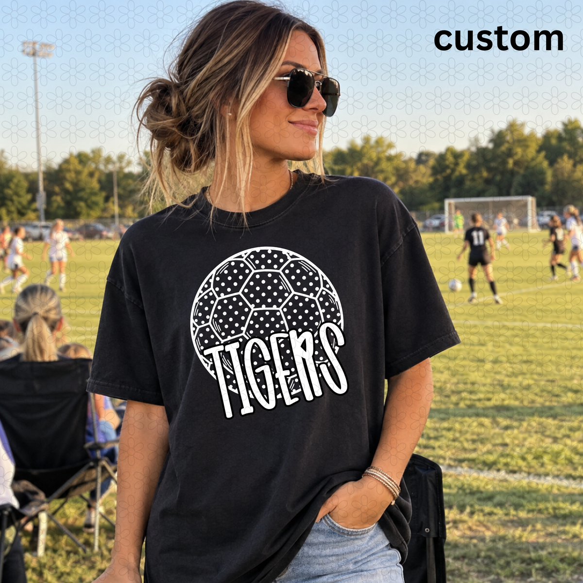 Custom Polka Sports (Multiple Sport Options) DTF Transfer