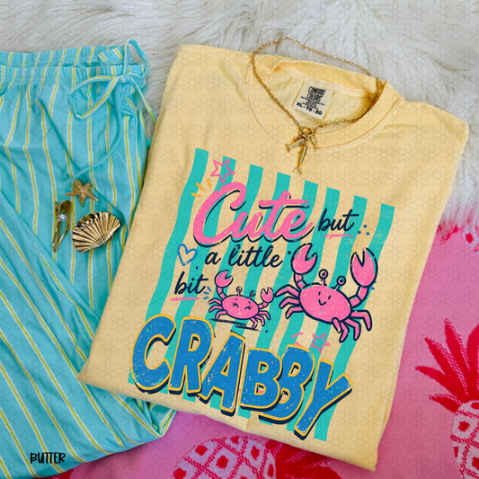 Cute But a little bit Crabby Completed Tee