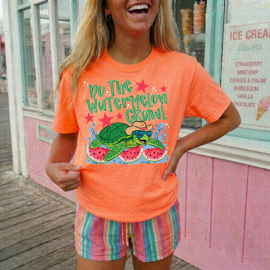 DO THE WATERMELON CRAWL DTF Transfer