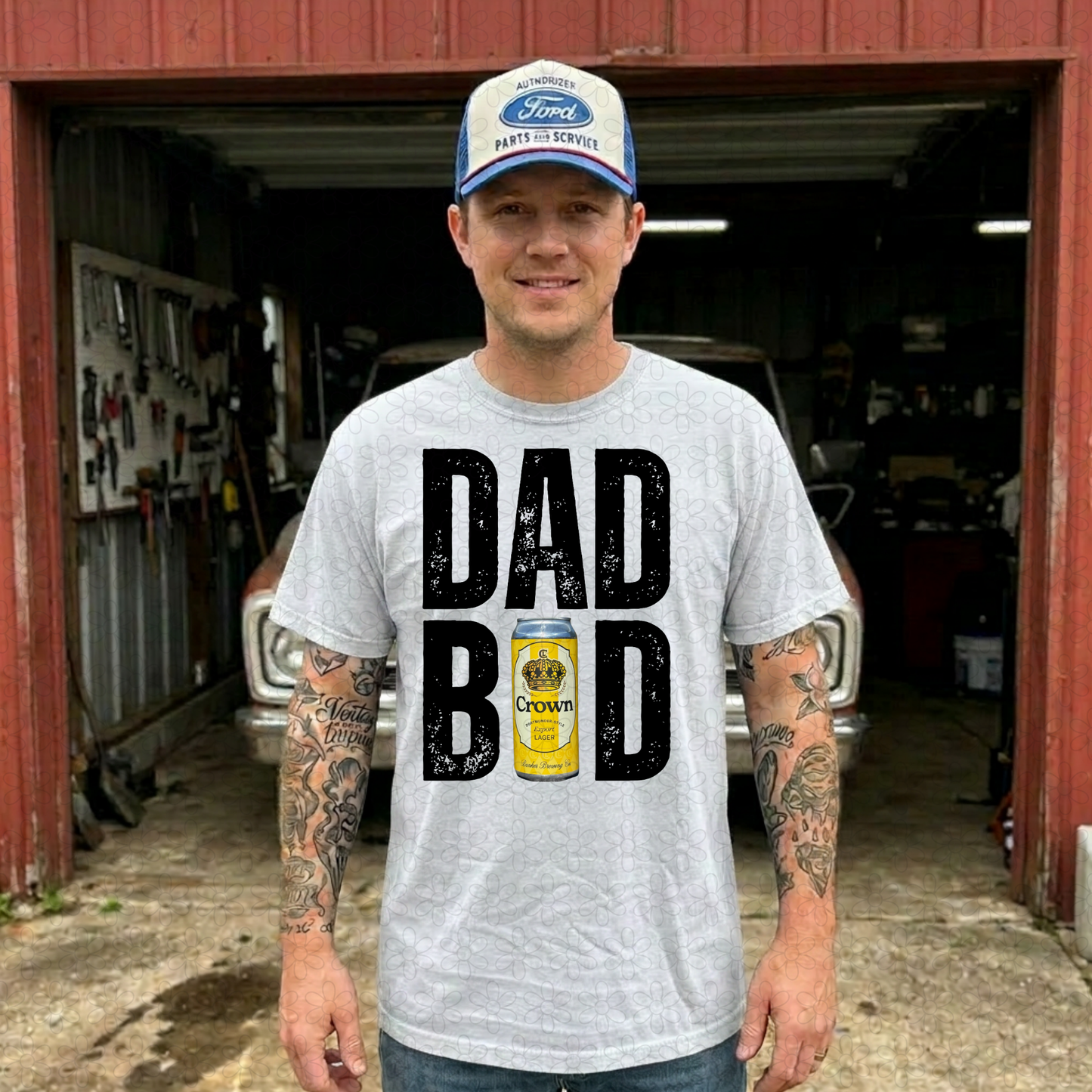 Dad Bod Beer (Multiple Options) DTF Transfer