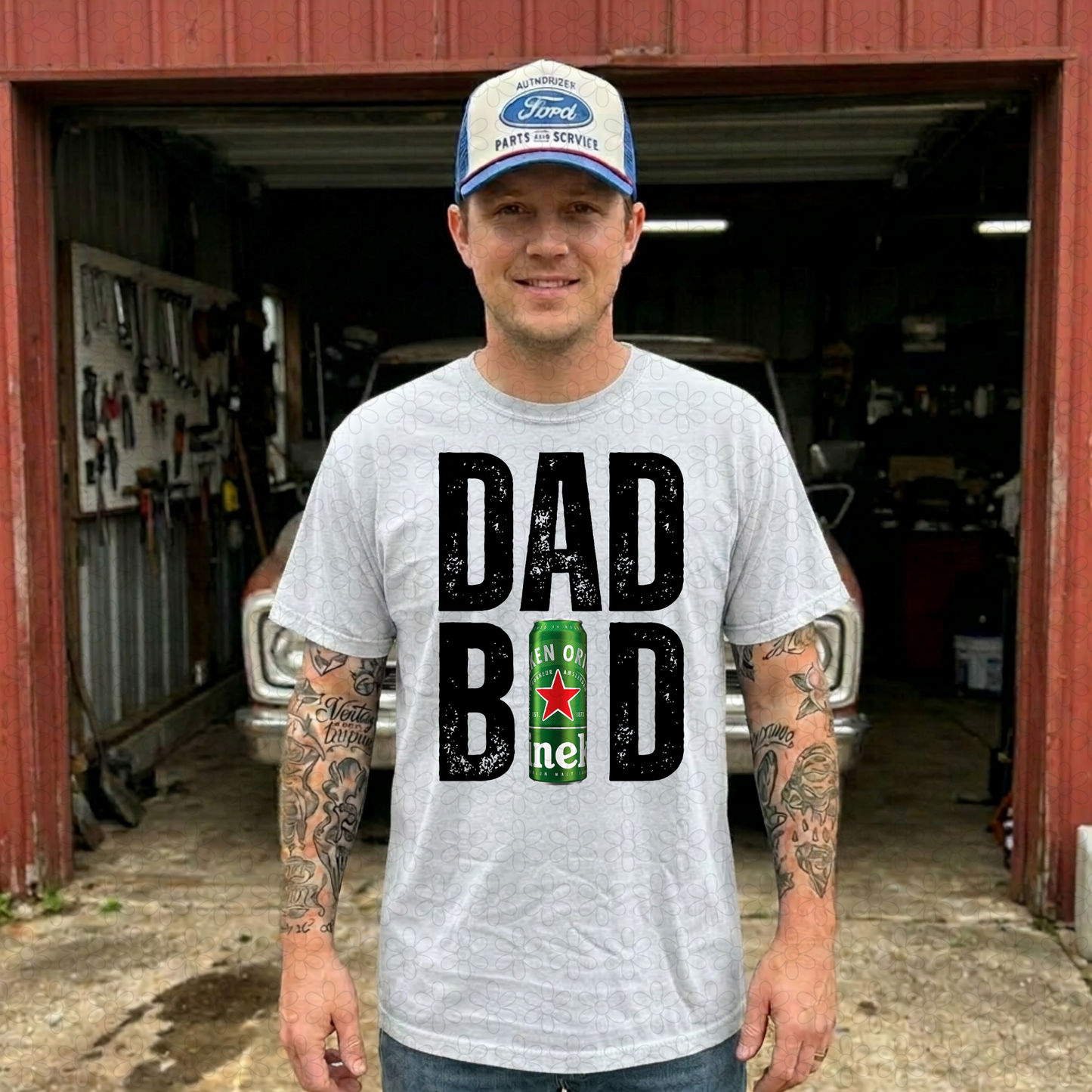 Dad Bod Beer (Multiple Options) DTF Transfer