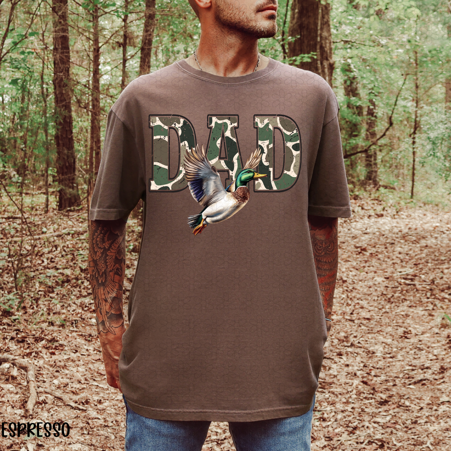Dad Duck Completed Tee