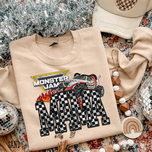 Monster Jam Mama Without Bows (Multiple Options) DTF Transfer