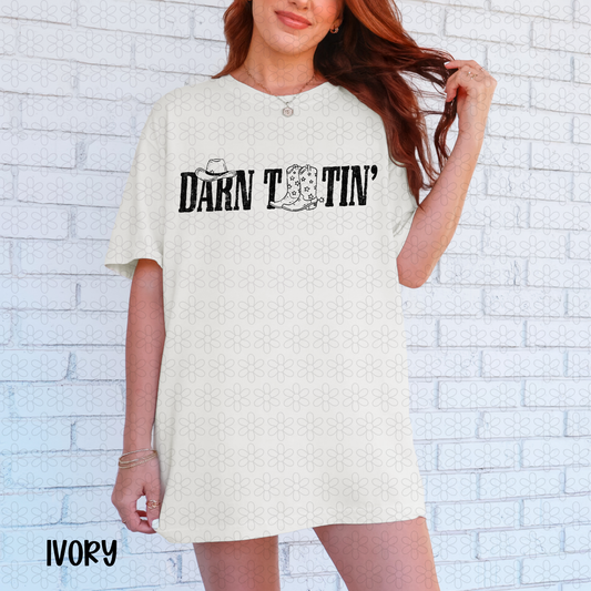 Darn Tootin' Completed Tee