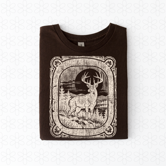 Deer hunting cream Completed Tee