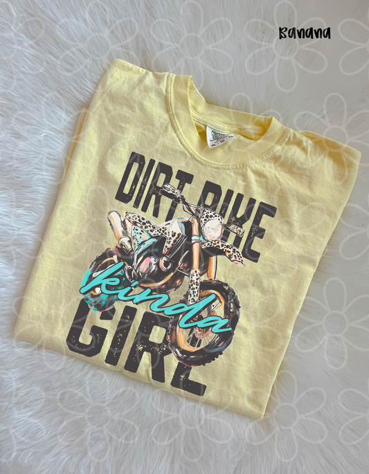 Dirt Bike Kinda Girl Kids Completed Tee