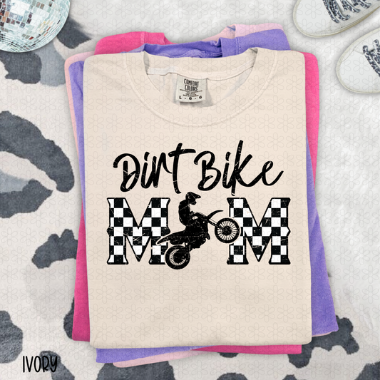 Dirt Bike Mom Completed Tee