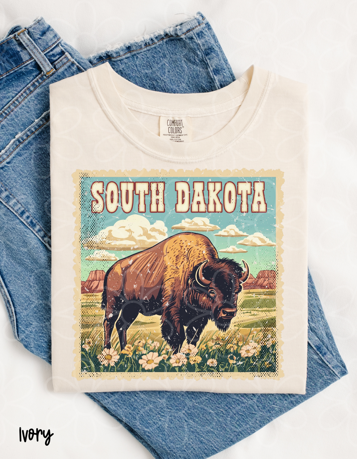 Distressed States - Multiple Options Kids Completed Tee
