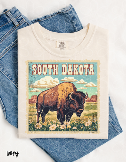 Distressed States - Multiple Options Kids Completed Tee