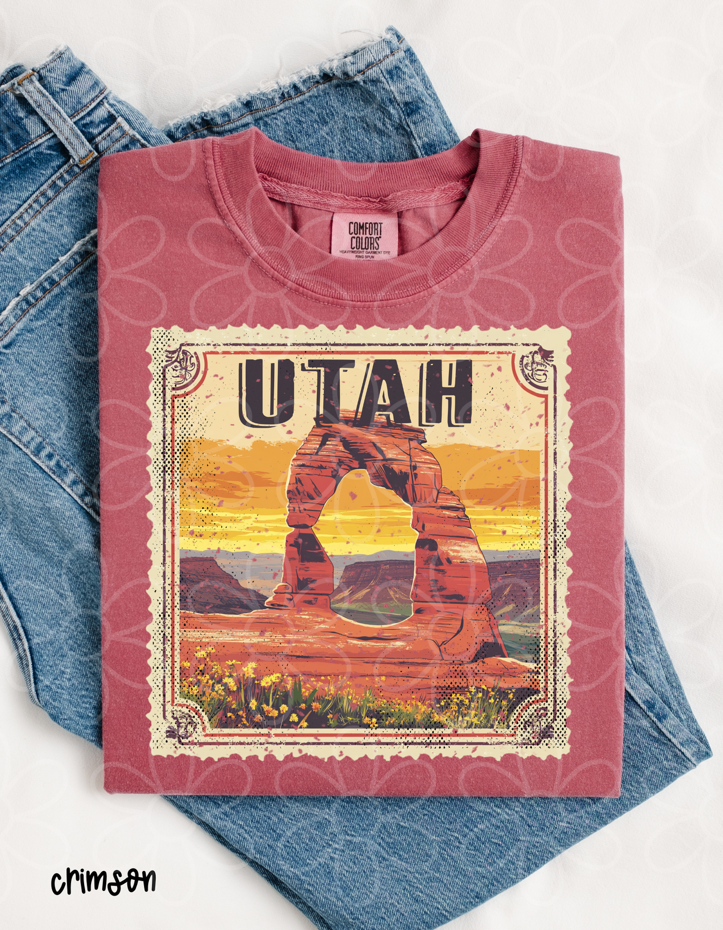 Distressed States - Multiple Options Kids Completed Tee