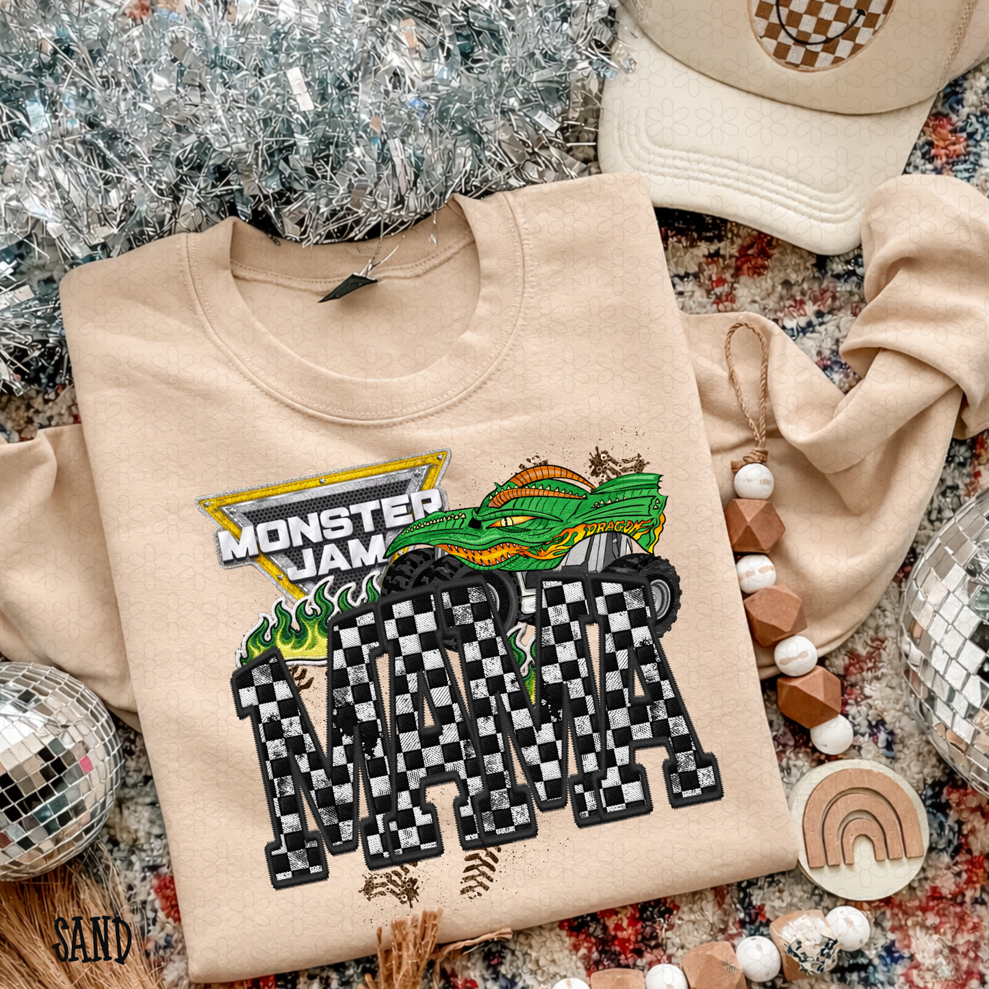 Monster Jam Mama Without Bows (Multiple Options) DTF Transfer