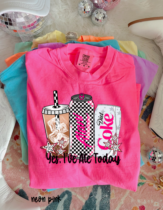 Yes, I've Ate Today Coffee Alani Diet Coke Completed Tee