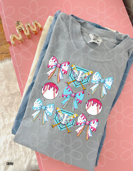 Drip Baseball Coquette Completed Tee