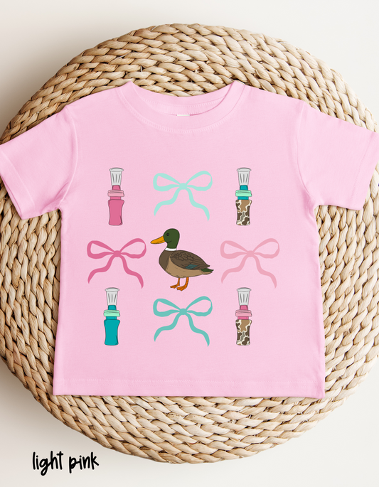 Duck Bows Coquette Completed Tee