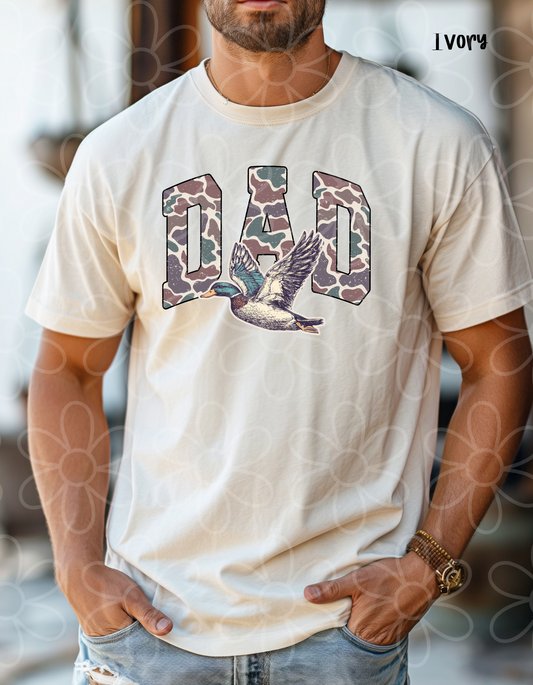 Duck Camo Dad DTF Transfer
