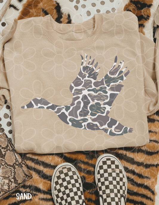 Duck Camo Kids Completed Tee