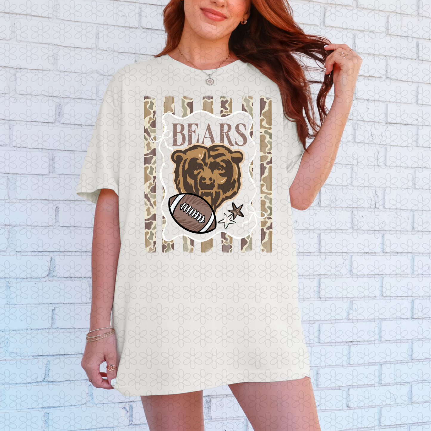 Duck Camo Football Teams (Multiple Options) Completed Tee