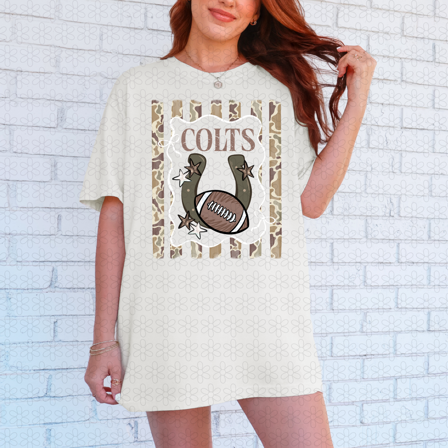 Duck Camo Football Teams (Multiple Options) Completed Tee