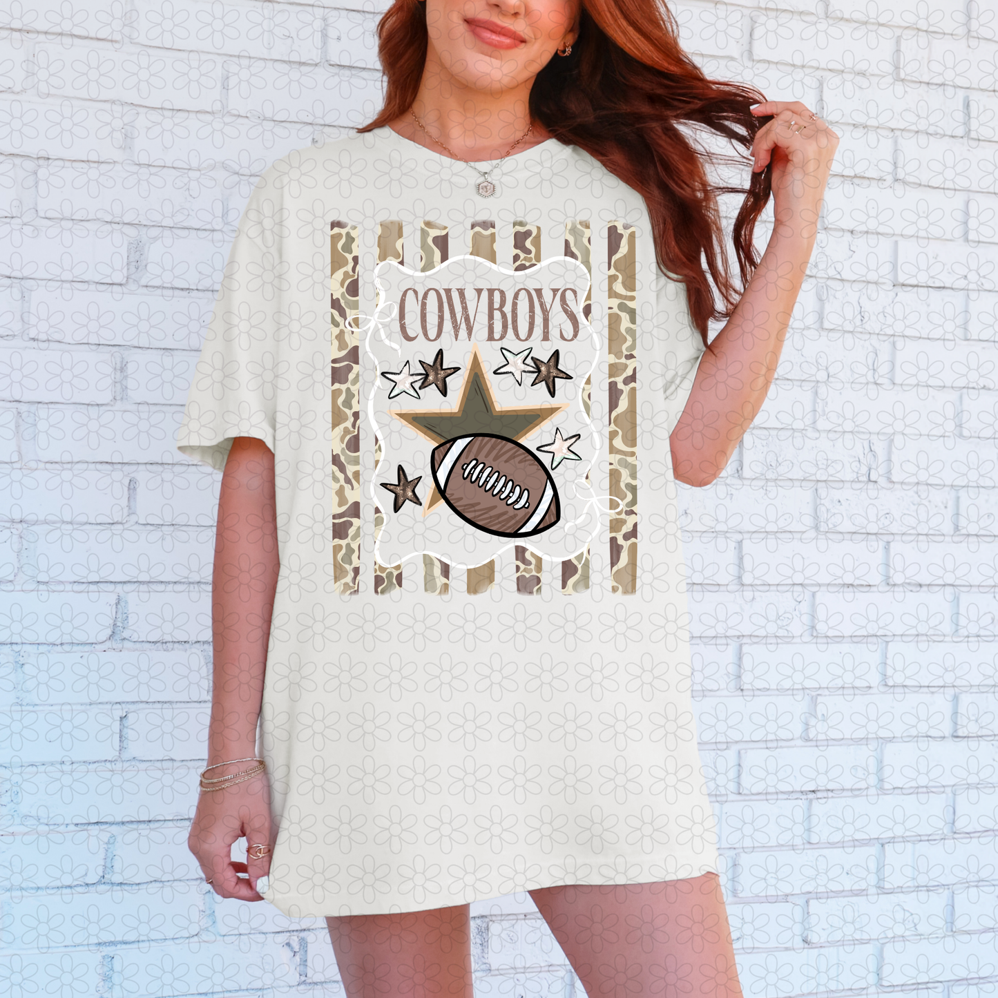 Duck Camo Football Teams (Multiple Options) Completed Tee