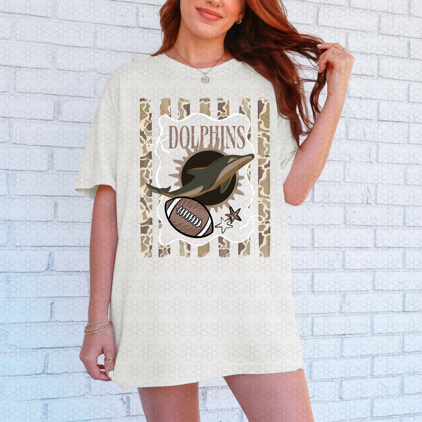Duck Camo Football Teams (Multiple Options) Completed Tee