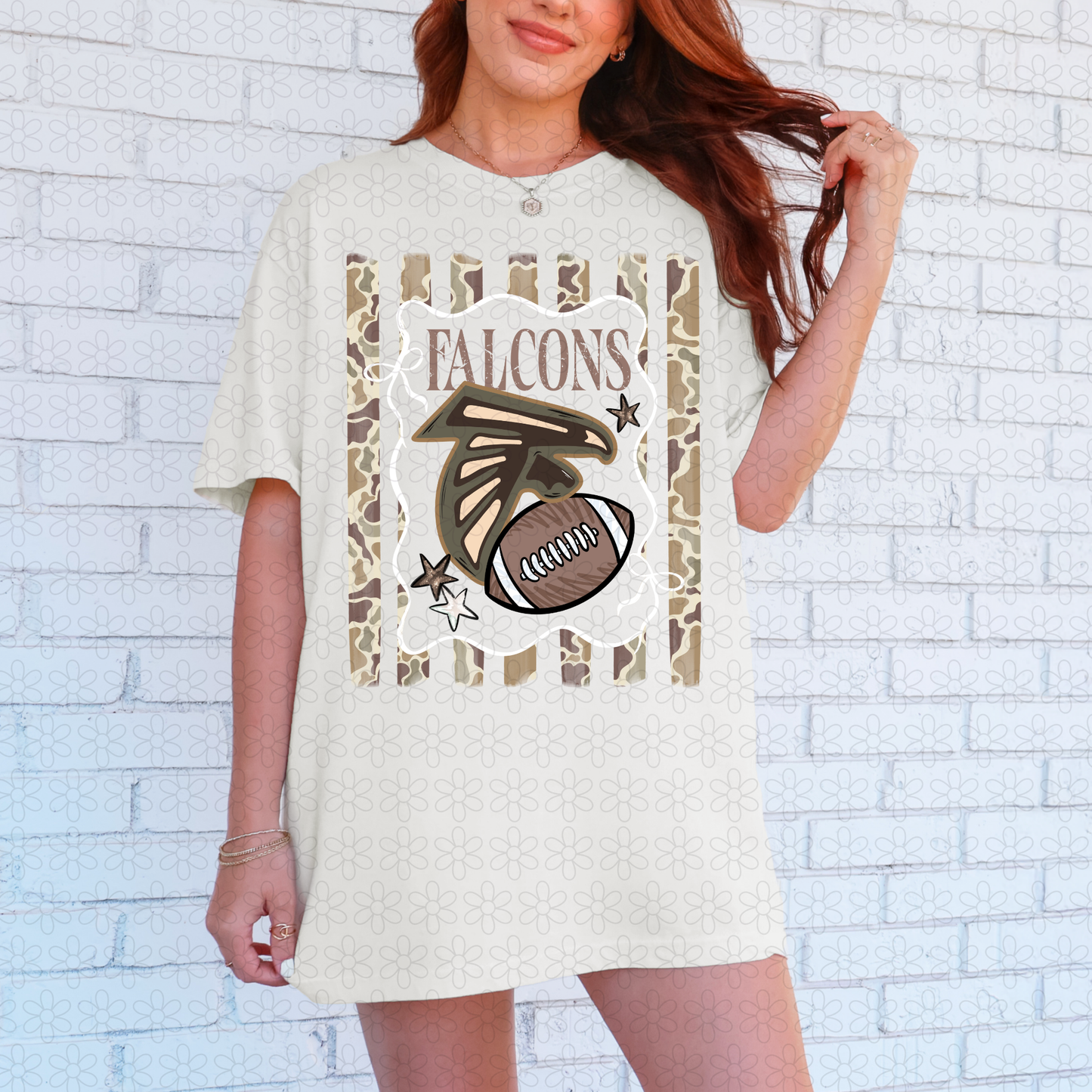 Duck Camo Football Teams (Multiple Options) Completed Tee