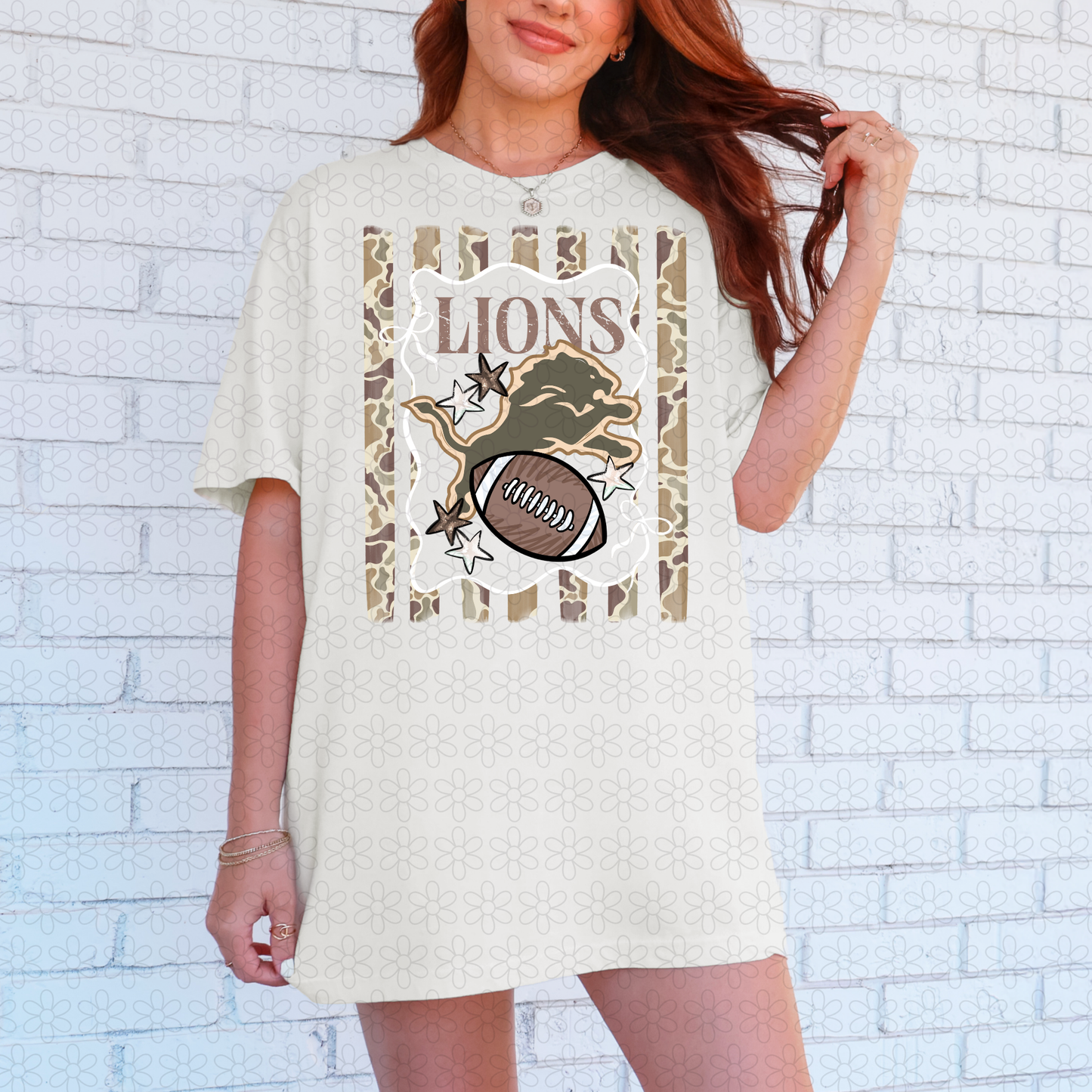 Duck Camo Football Teams (Multiple Options) Completed Tee
