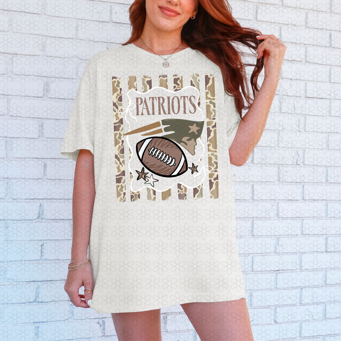 Duck Camo Football Teams (Multiple Options) Completed Tee