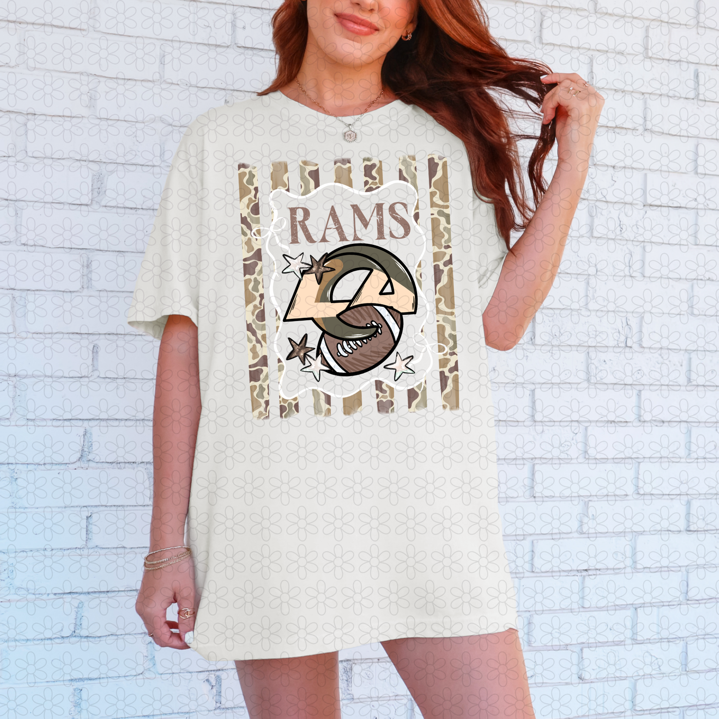Duck Camo Football Teams (Multiple Options) Completed Tee
