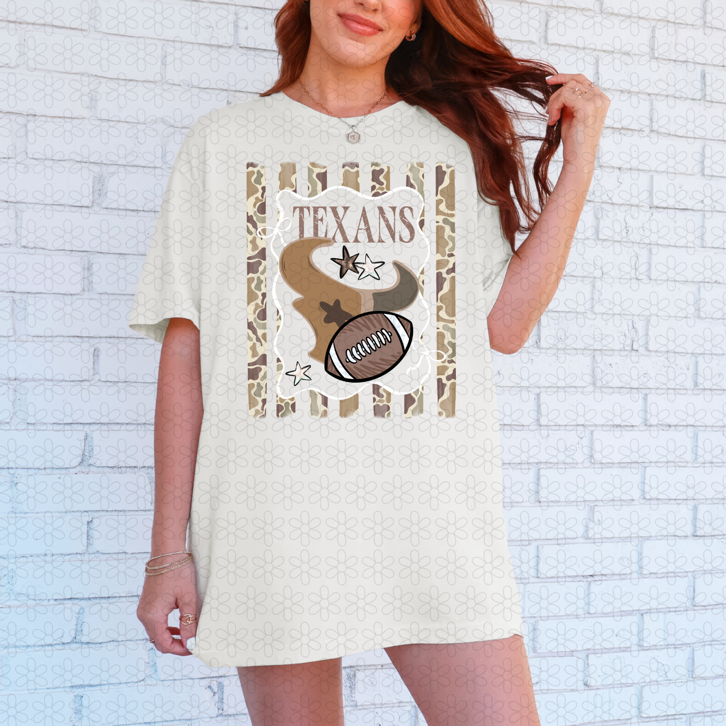 Duck Camo Football Teams (Multiple Options) Completed Tee