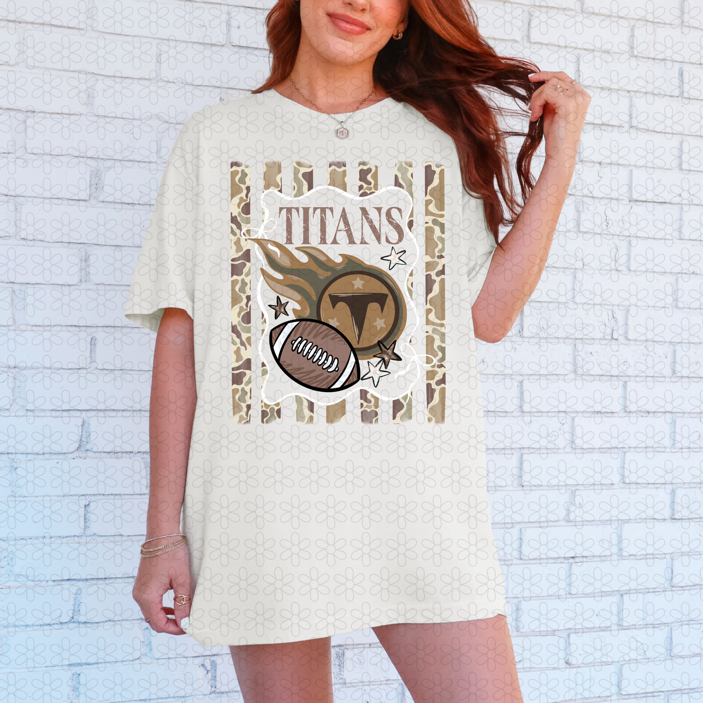 Duck Camo Football Teams (Multiple Options) Completed Tee