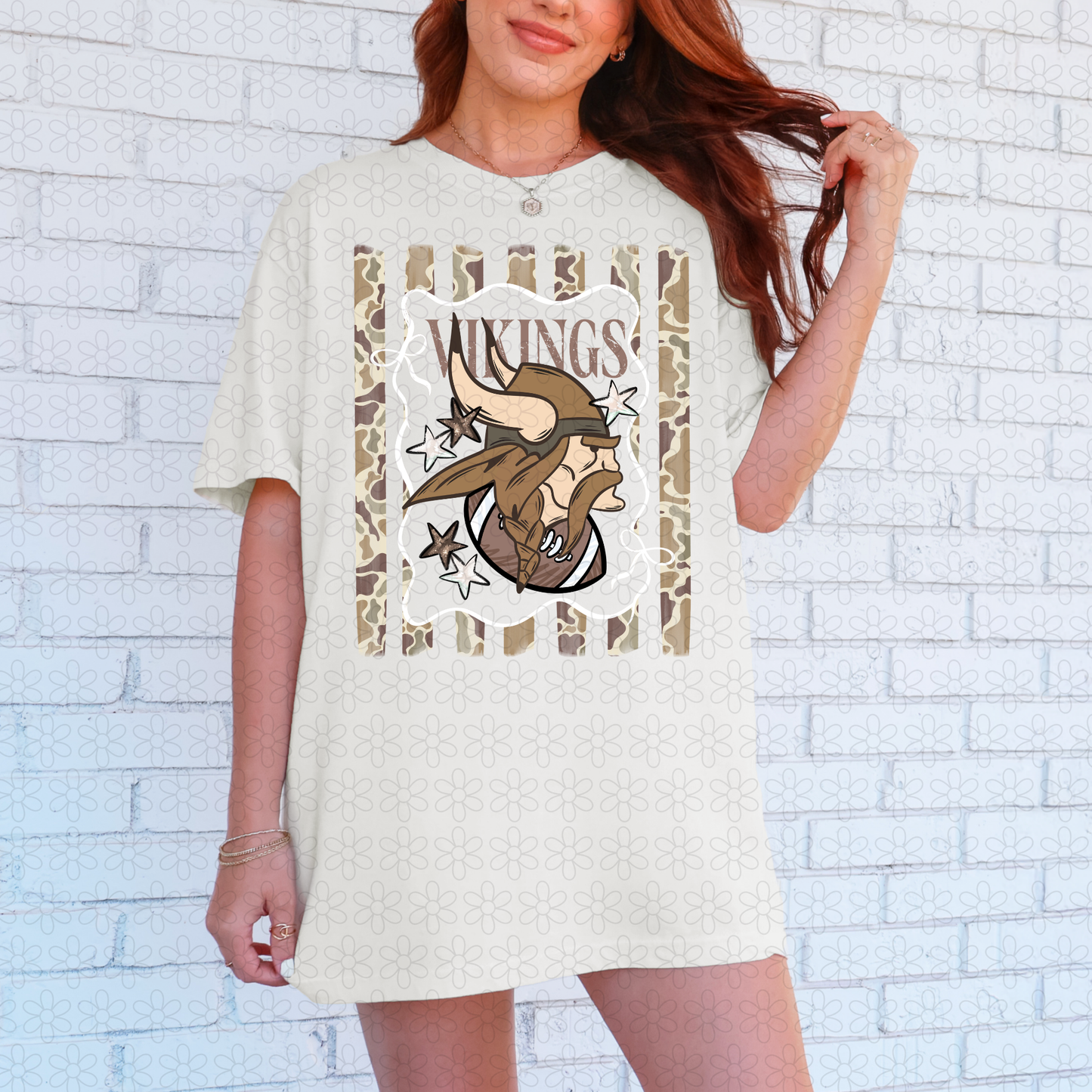 Duck Camo Football Teams (Multiple Options) Completed Tee