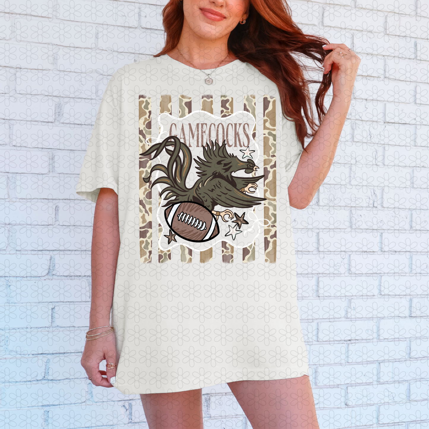 Duck Camo Football Teams (Multiple Options) Completed Tee