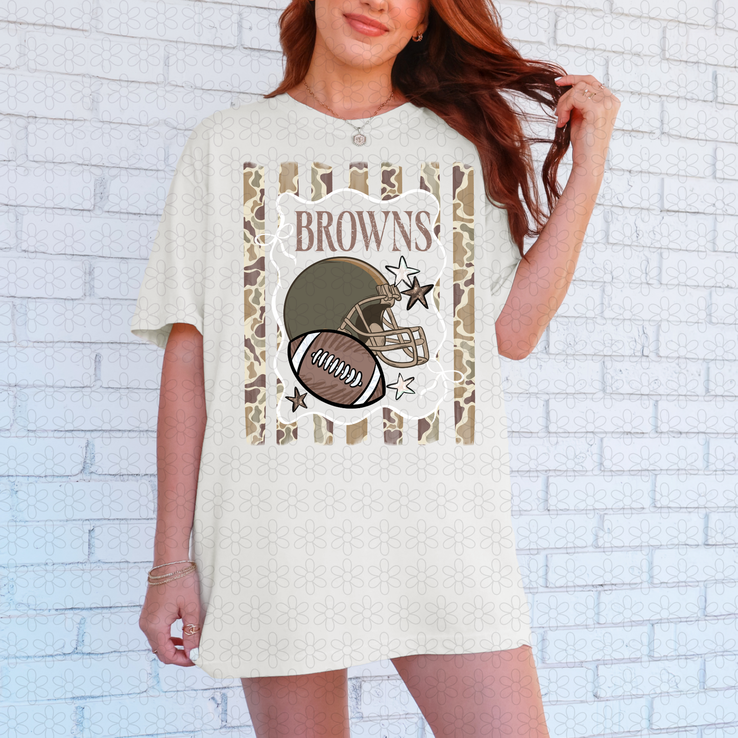 Duck Camo Football Teams (Multiple Options) Completed Tee