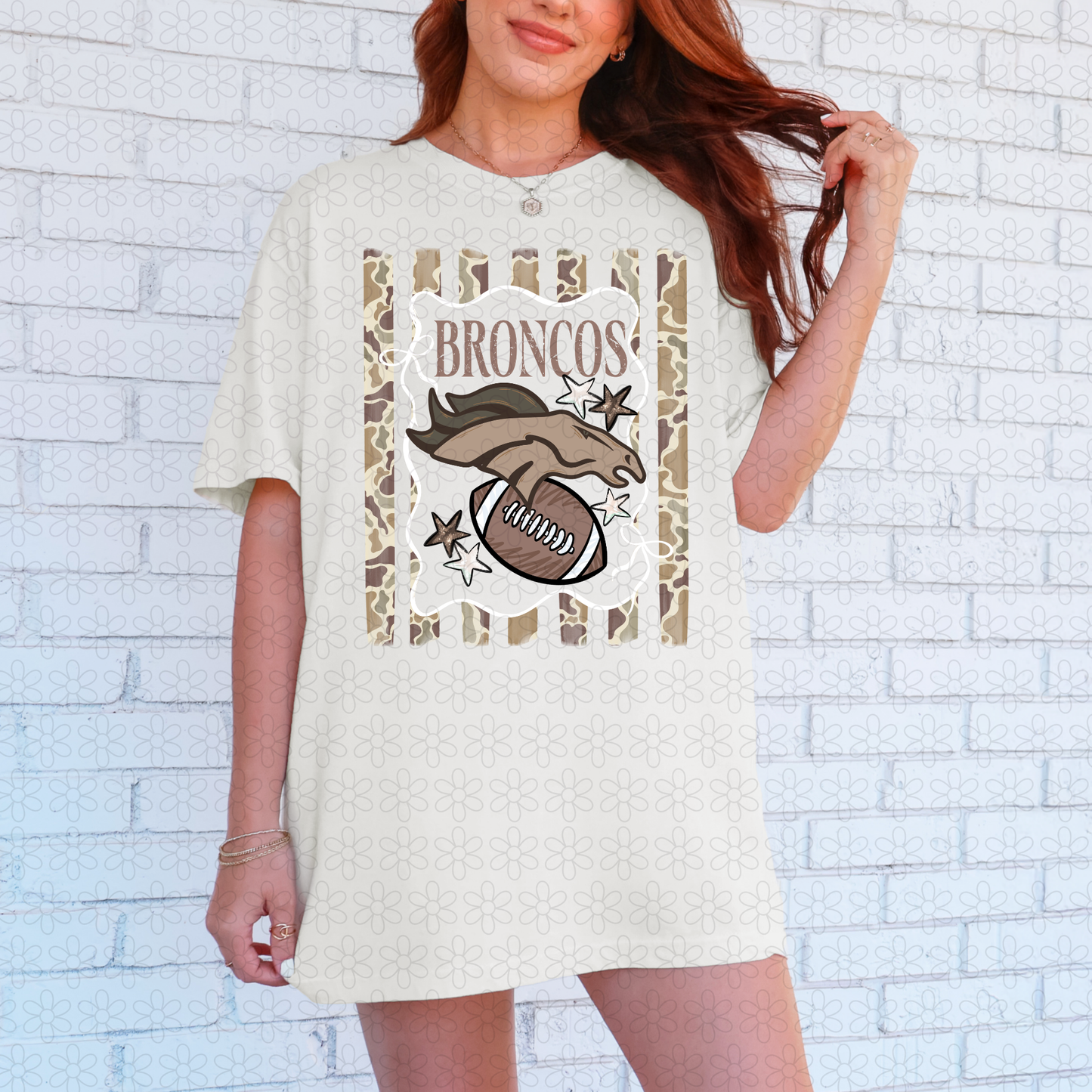 Duck Camo Football Teams (Multiple Options) Completed Tee