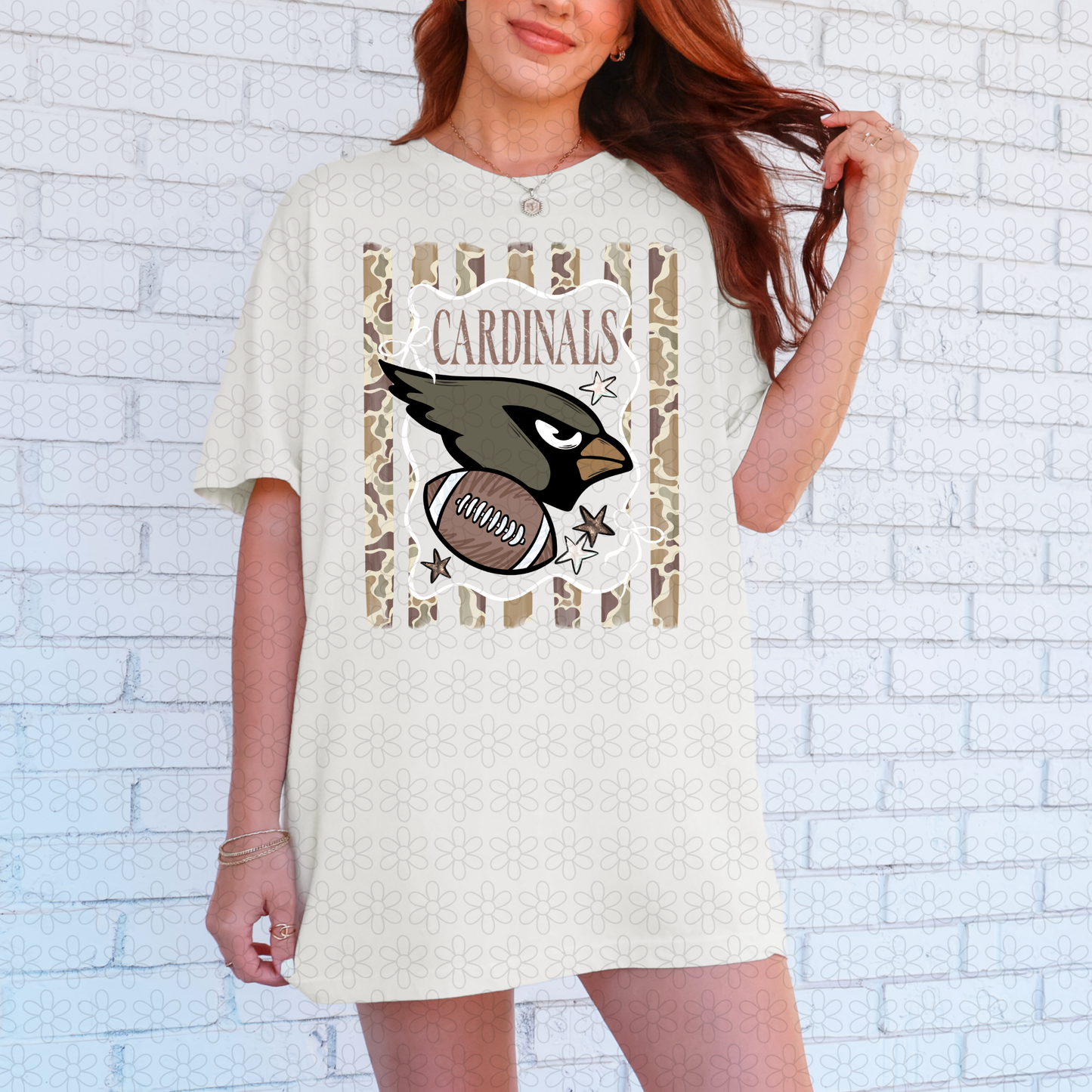 Duck Camo Football Teams (Multiple Options) Completed Tee