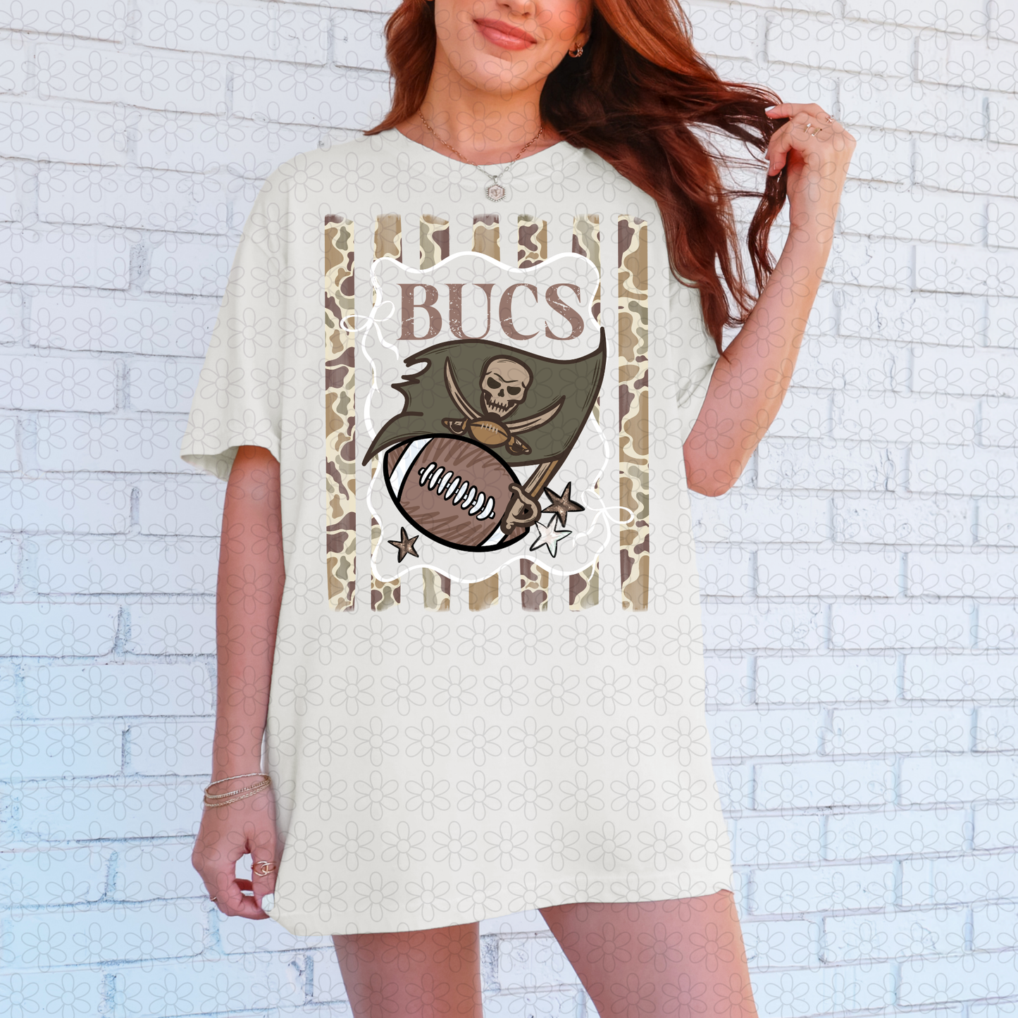 Duck Camo Football Teams (Multiple Options) Completed Tee