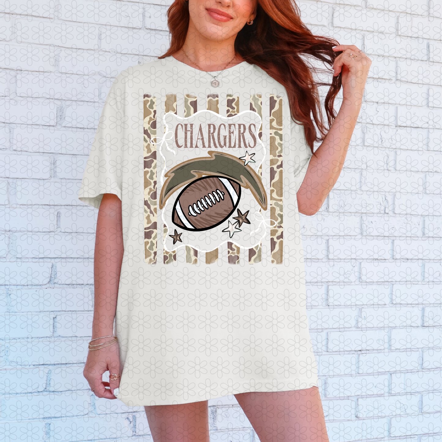 Duck Camo Football Teams (Multiple Options) Completed Tee