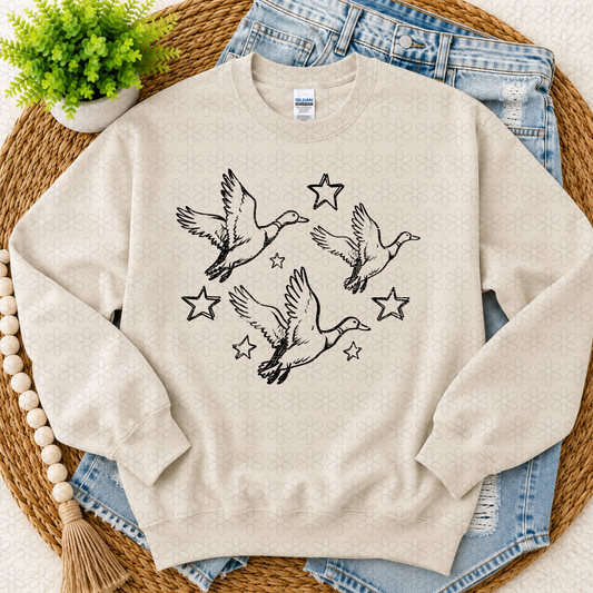 Ducks (Multiple Color Options) Completed Tee