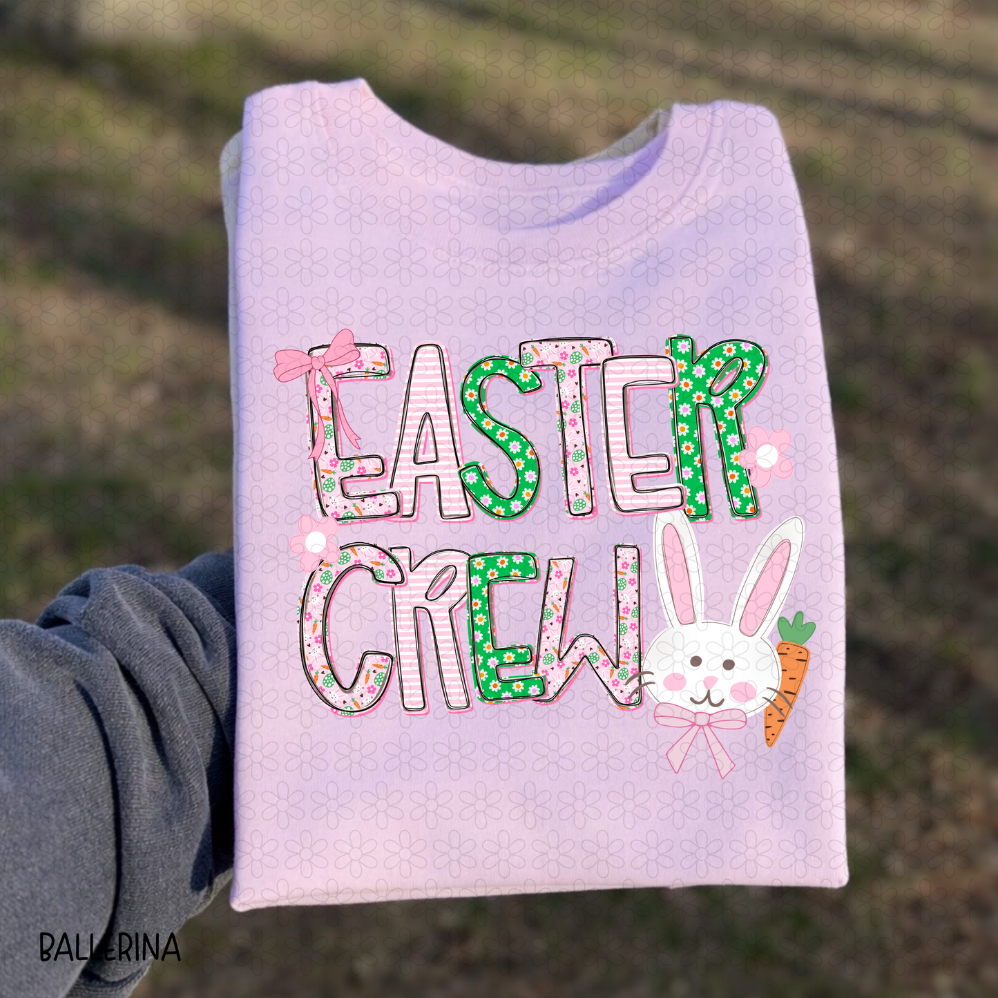 Easter Crew Girl Completed Tee