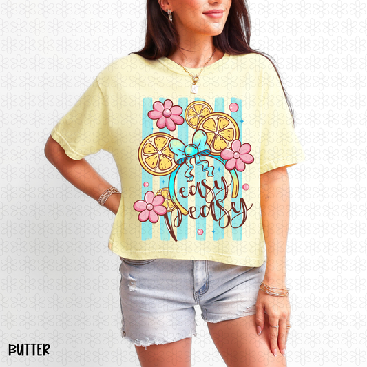Easy Peasy Completed Tee