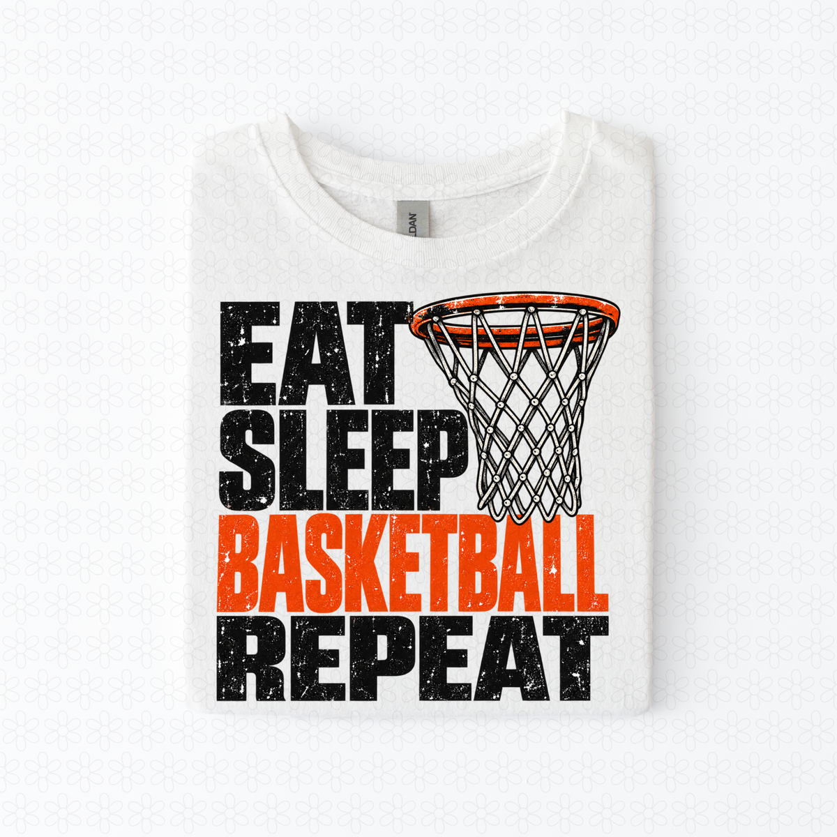 Eat Sleep Basketball Repeat Completed Tee